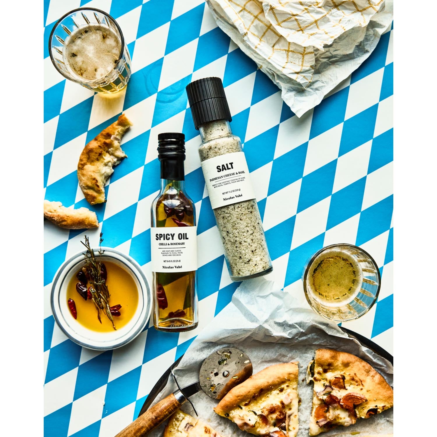 gift box, <tc>Nicolas Vahé</tc> Pizza Kit - Seasoning &amp; oil