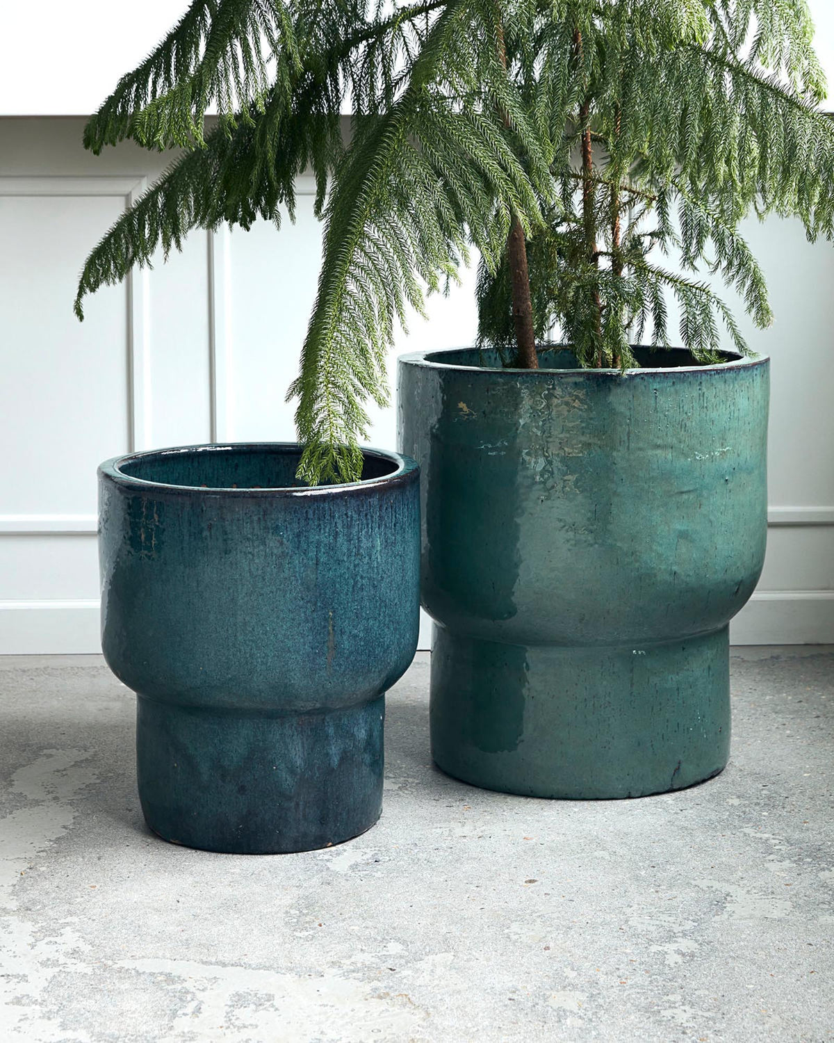 Blumenkasten, Terra in Grün präsentiert im Onlineshop von KAQTU Design AG. Pflanzentopf Outdoor ist von House Doctor