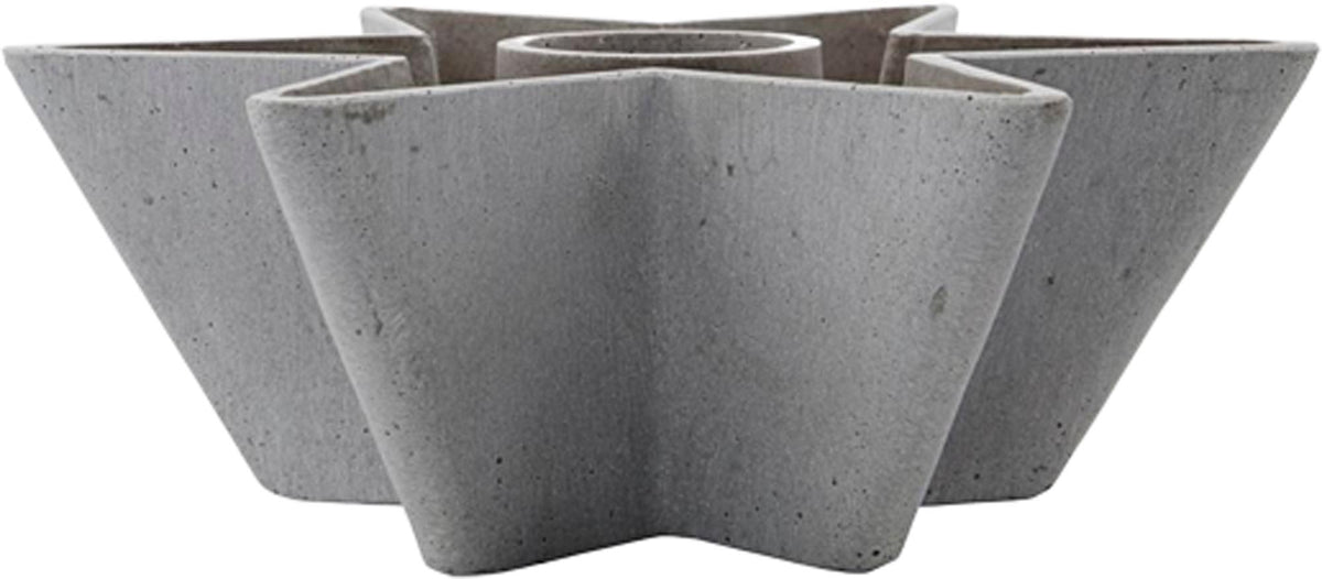 Kerzenständer, Mold Star in Grau präsentiert im Onlineshop von KAQTU Design AG. Kerzenständer ist von House Doctor