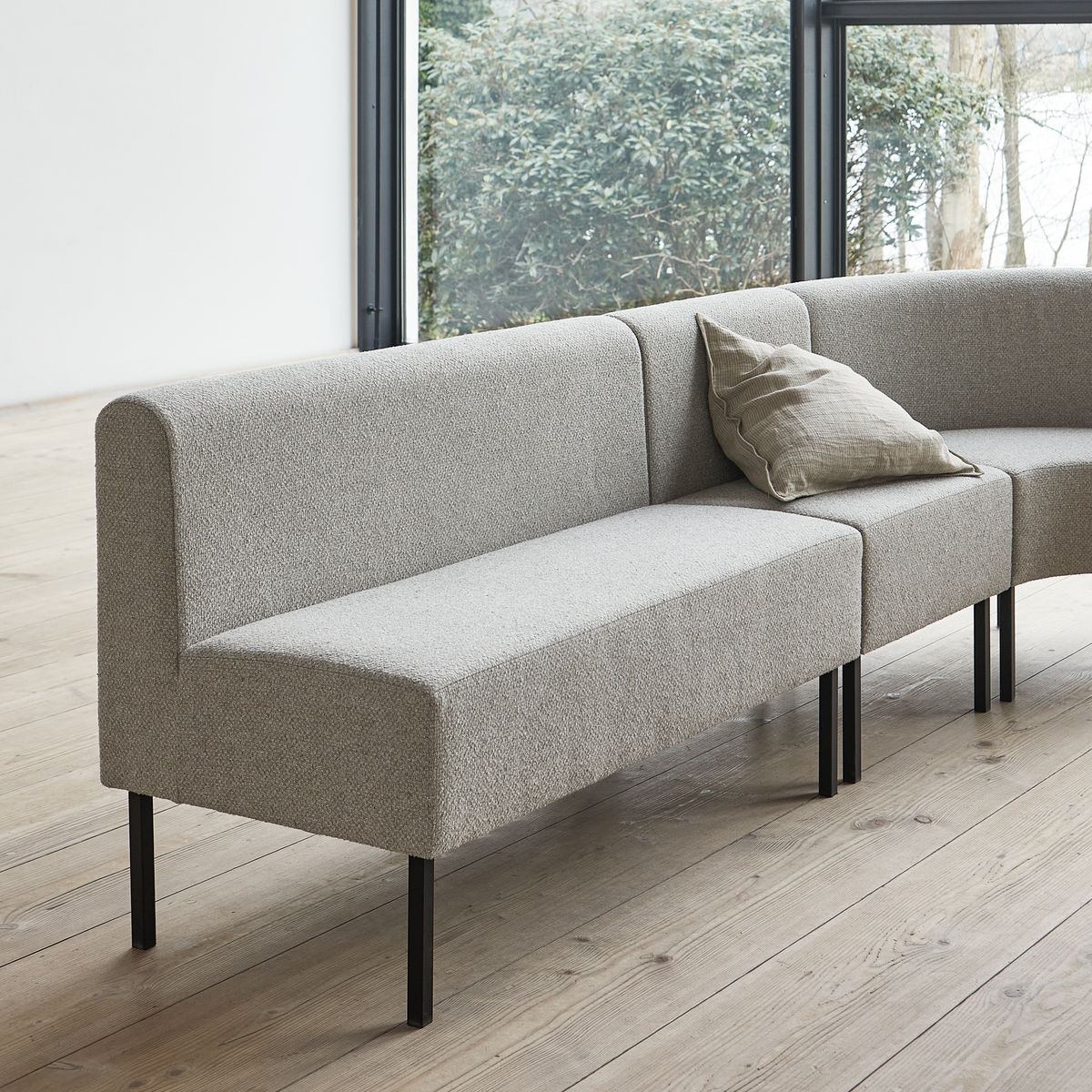 Sofa, 2 seater in Natur präsentiert im Onlineshop von KAQTU Design AG. 2er Sofa ist von House Doctor