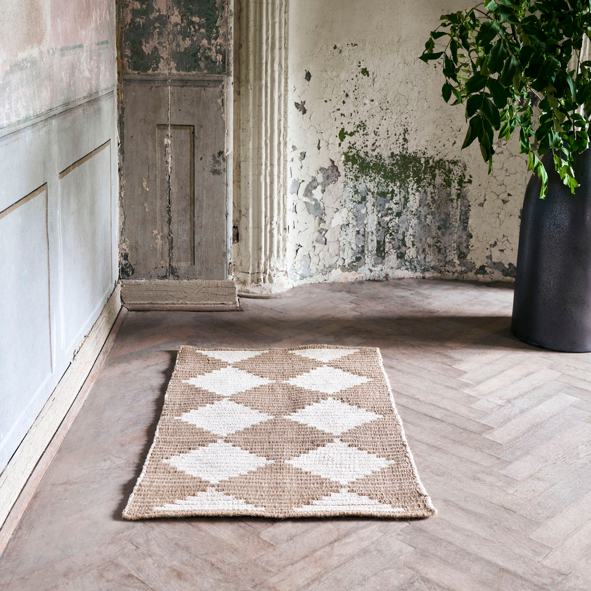 Teppich, Dry in Natur präsentiert im Onlineshop von KAQTU Design AG. Teppich ist von House Doctor