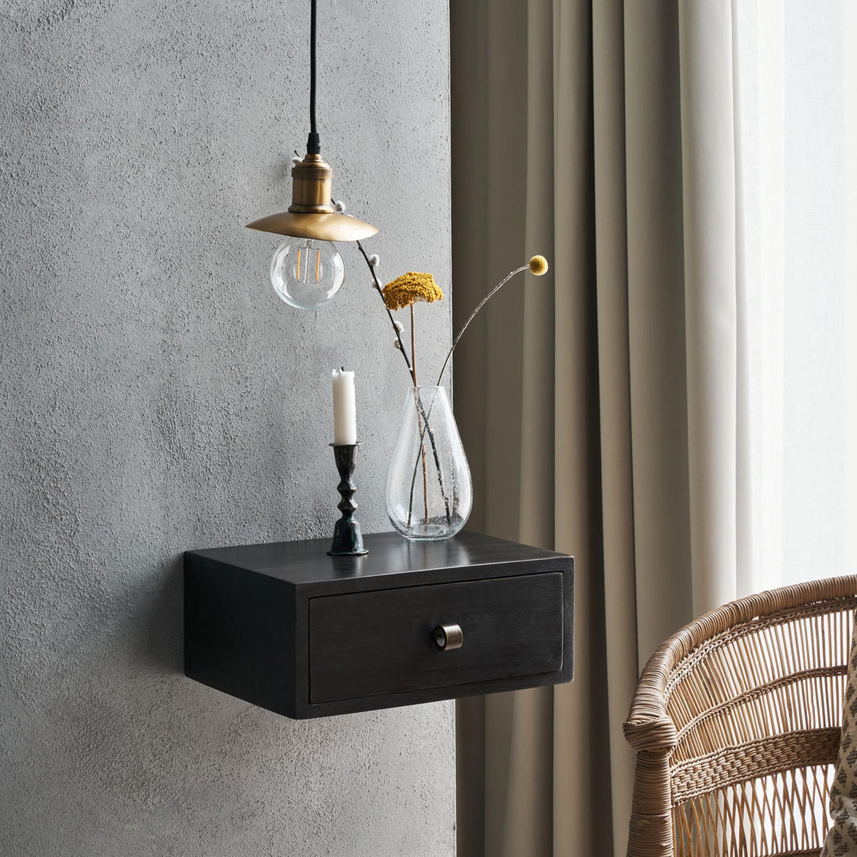 Regalelement, Bedsi in Schwarz präsentiert im Onlineshop von KAQTU Design AG. Regal Zubehör ist von House Doctor