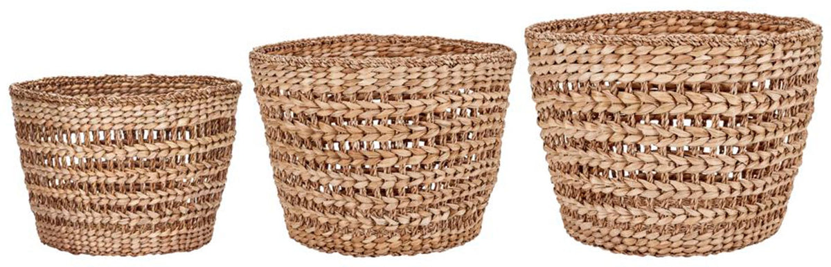 Körbe, Ramla in Natur präsentiert im Onlineshop von KAQTU Design AG. Wäschekorb ist von House Doctor;Körbe, Ramla in Natur präsentiert im Onlineshop von KAQTU Design AG. Wäschekorb ist von House Doctor