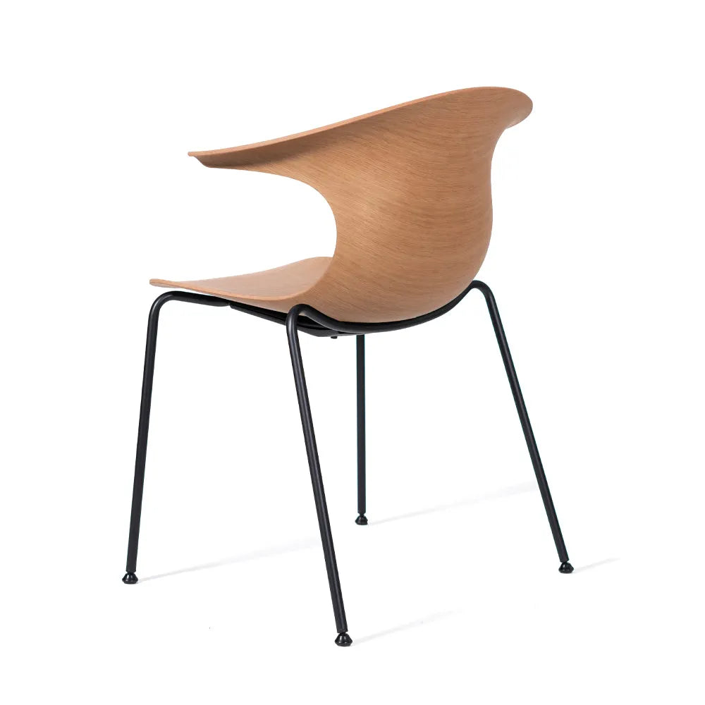 LOOP 3D WOOD 4 legs in Natur präsentiert im Onlineshop von KAQTU Design AG. Stuhl mit Armlehne ist von Infiniti Design