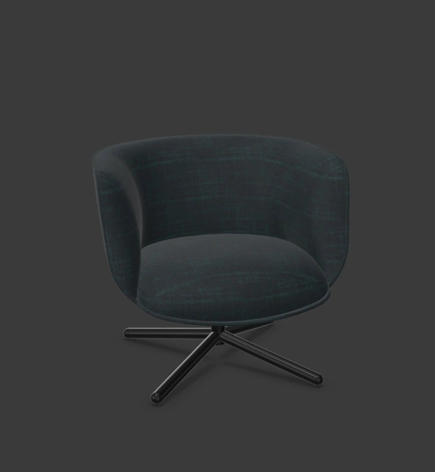 BOMBOM Drehsessel: Modernes Design trifft auf farbenfrohe Bequemlichkeit.