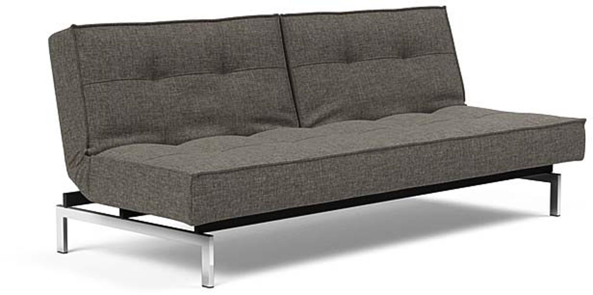Entdecken Sie das stilvolle Splitback Sofabett 115 Chrom von Innovation Living – perfekt für zeitgemäße Wohnkonzepte und gemütliche Schlafmomente.
