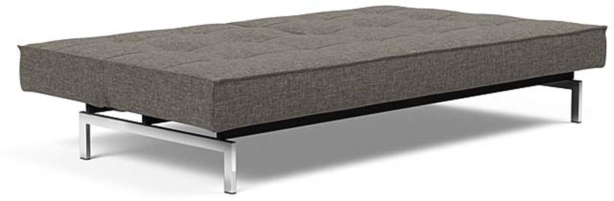 Entdecken Sie das stilvolle Splitback Sofabett 115 Chrom von Innovation Living – perfekt für zeitgemäße Wohnkonzepte und gemütliche Schlafmomente.