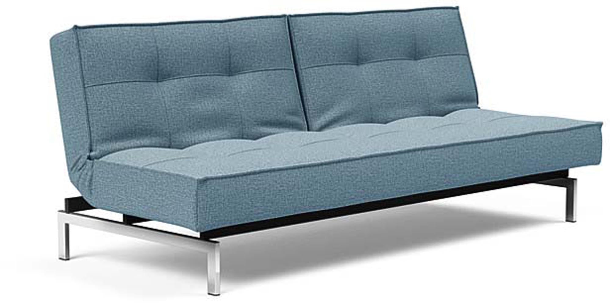 Entdecken Sie das stilvolle Splitback Sofabett 115 Chrom von Innovation Living – perfekt für zeitgemäße Wohnkonzepte und gemütliche Schlafmomente.