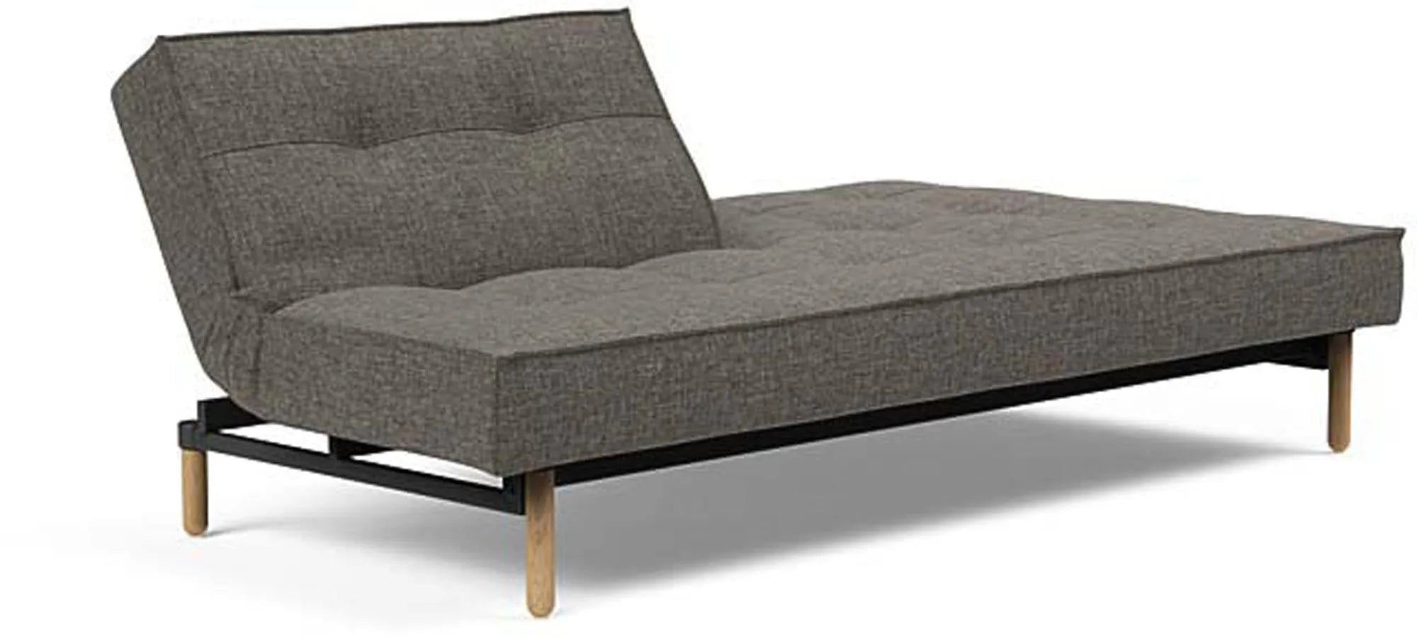 Das Splitback Sofabett 115 Stem von Innovation Living bietet stilvolle Flexibilität und Komfort, ideal für kleine Räume und Übernachtungsgäste.