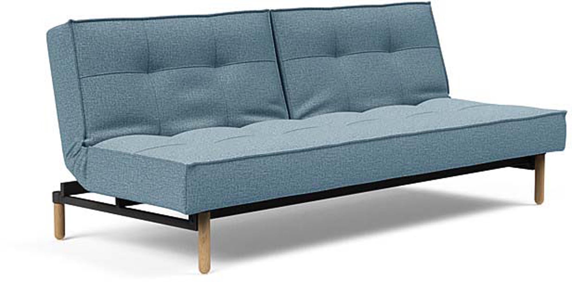 Das Splitback Sofabett 115 Stem von Innovation Living bietet stilvolle Flexibilität und Komfort, ideal für kleine Räume und Übernachtungsgäste.