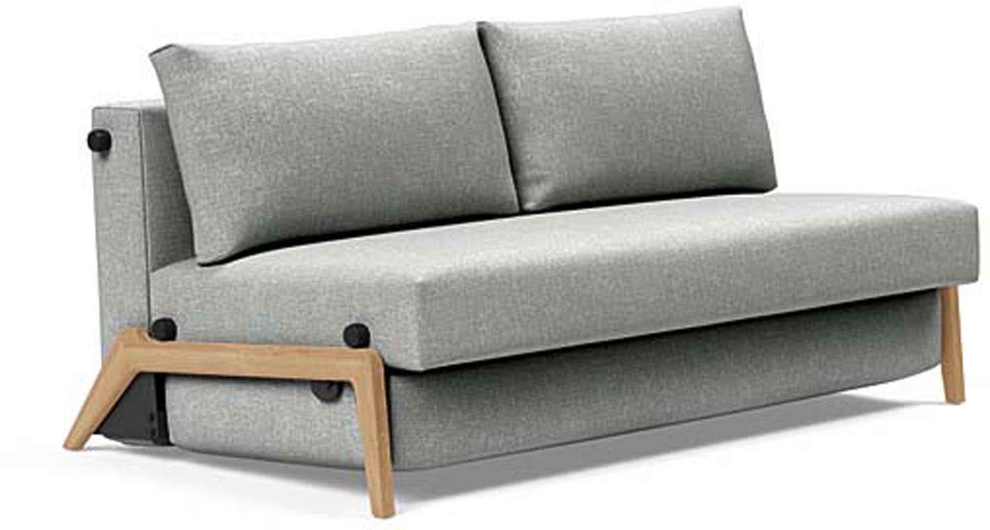 Cubed Klappsofa 140: Elegantes, platzsparendes Sofa mit vielseitiger Nutzung. Ideal für kleine Räume und Übernachtungsgäste.