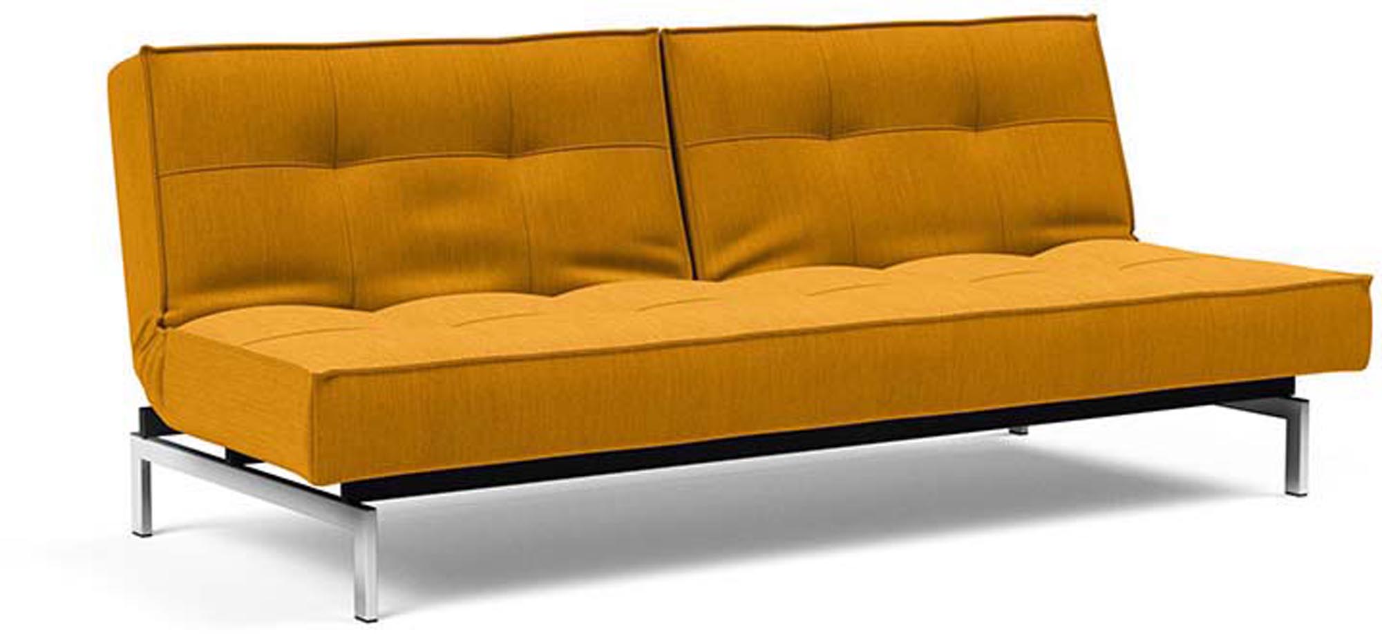 Entdecken Sie das stilvolle Splitback Sofabett 115 Chrom von Innovation Living – perfekt für zeitgemäße Wohnkonzepte und gemütliche Schlafmomente.