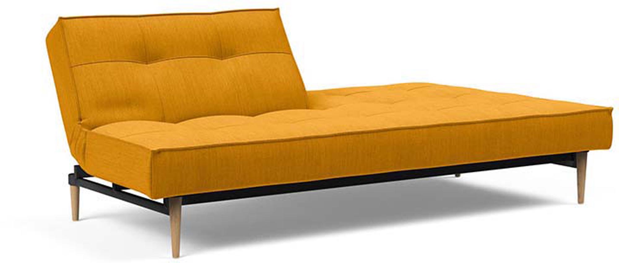 Splitback Sofabett 210: Vielseitiger Komfort im skandinavischen Look.