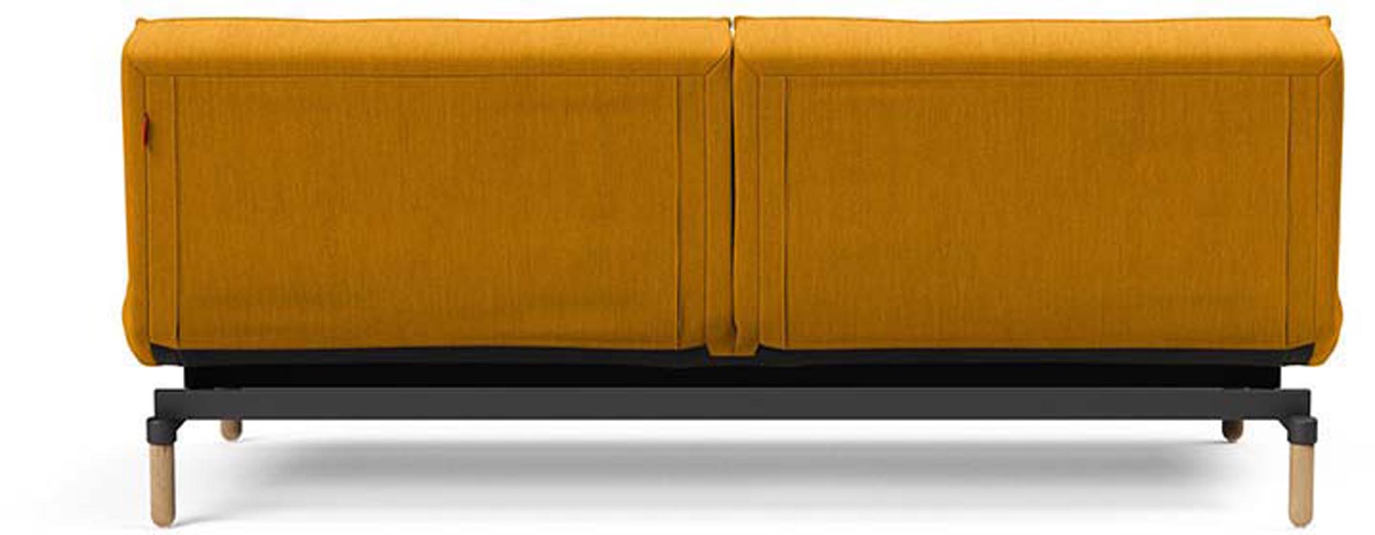 Das Splitback Sofabett 115 Stem von Innovation Living bietet stilvolle Flexibilität und Komfort, ideal für kleine Räume und Übernachtungsgäste.