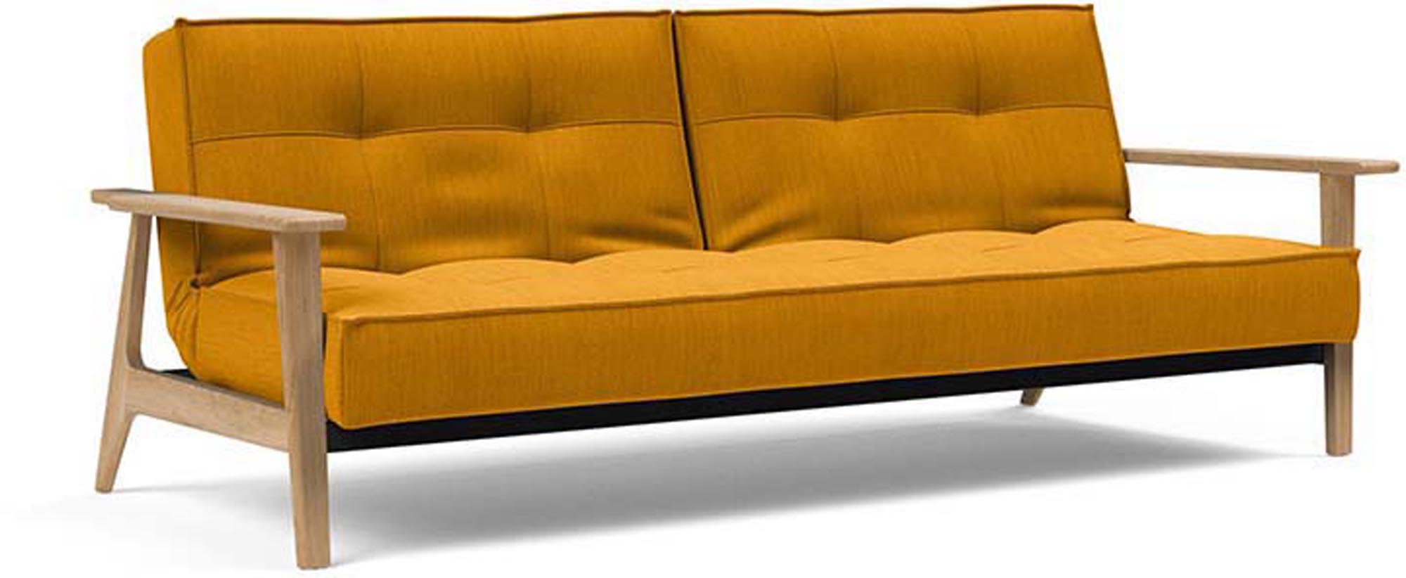 Erleben Sie das Splitback Sofabett 115 Frej von Innovation Living – ein elegantes, vielseitiges Möbelstück, das Komfort und Stil vereint.