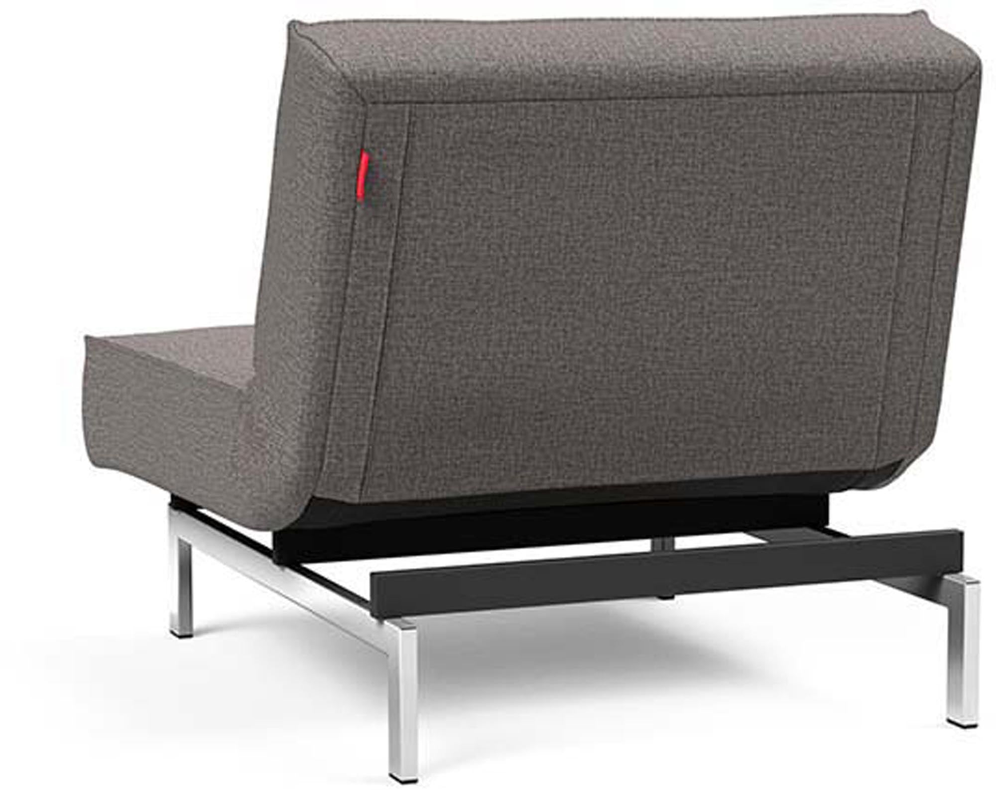 Entdecken Sie den stilvollen Splitback Chrome Sessel von Innovation Living – perfektes Design trifft auf höchsten Komfort für Ihr Zuhause.