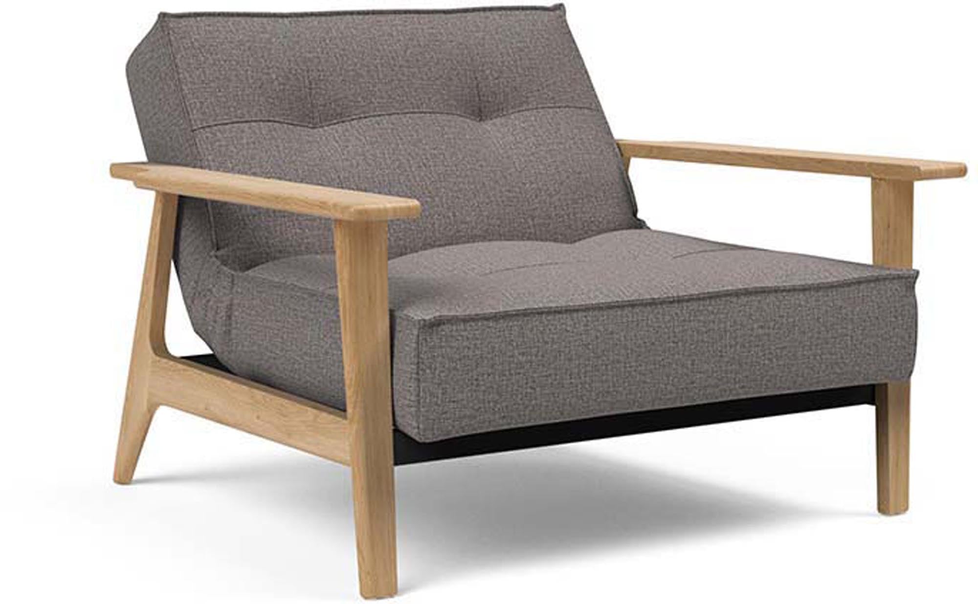 Moderner Splitback Frej Sessel mit skandinavischem Design-Charme.