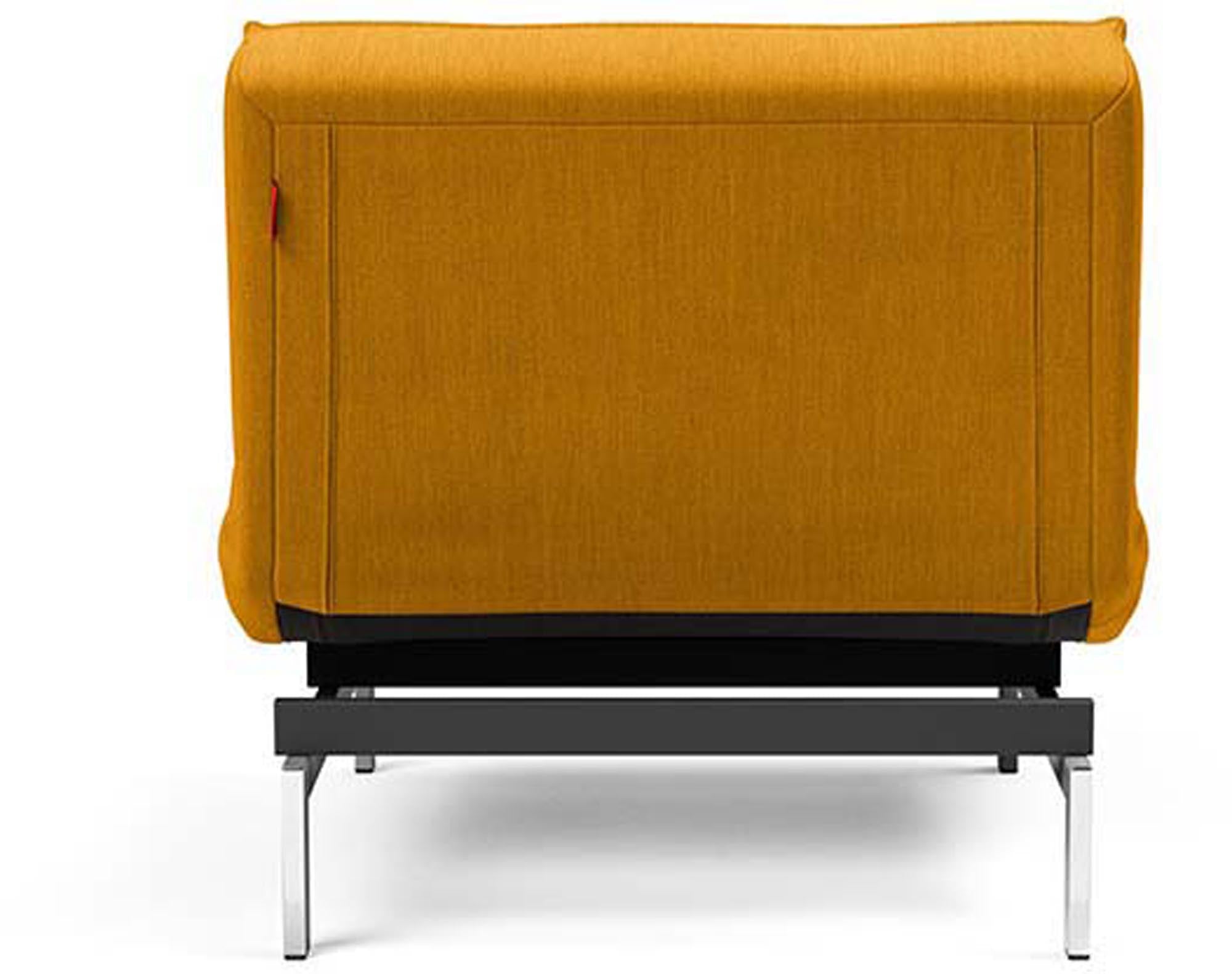 Erleben Sie den eleganten Splitback Chrome Sessel von Innovation Living – eine harmonische Verbindung aus modernem Stil und optimalem Sitzkomfort.