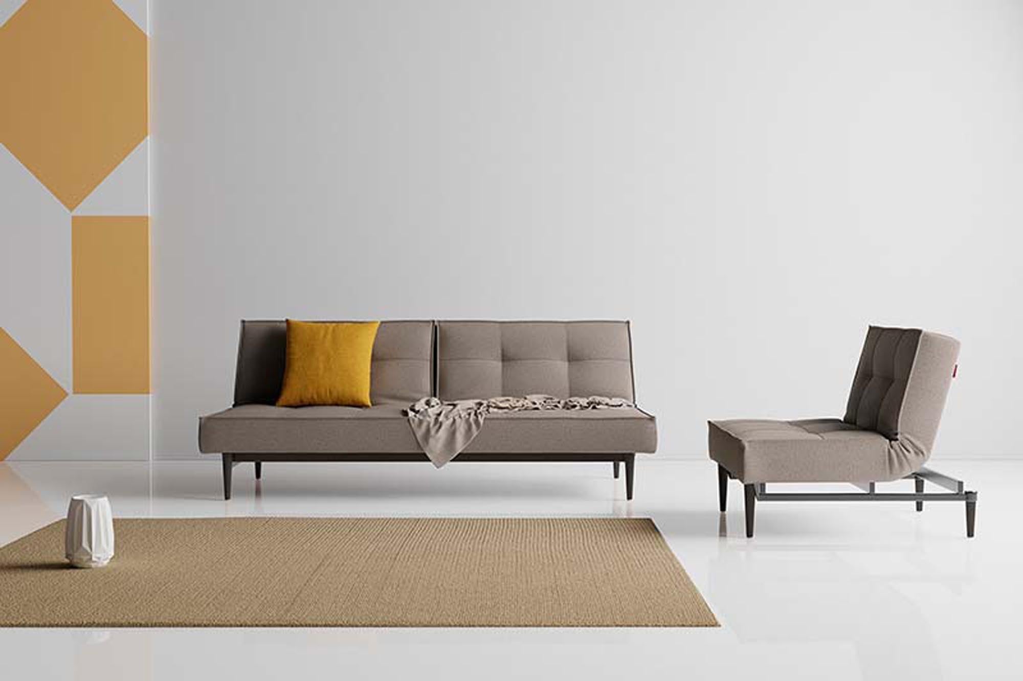 Splitback Styletto Sessel: Skandinavische Eleganz für Ihr Zuhause.