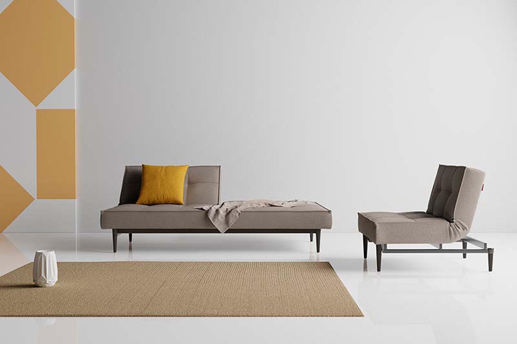 Splitback Styletto Sessel: Skandinavische Eleganz für Ihr Zuhause.