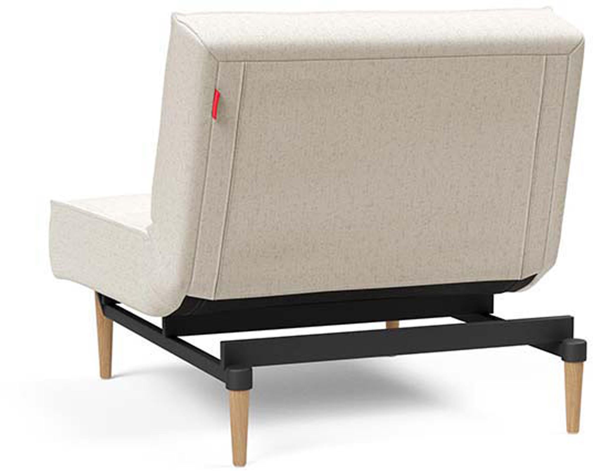Splitback Styletto Sessel: Vielseitiger Komfort im skandinavischen Look.
