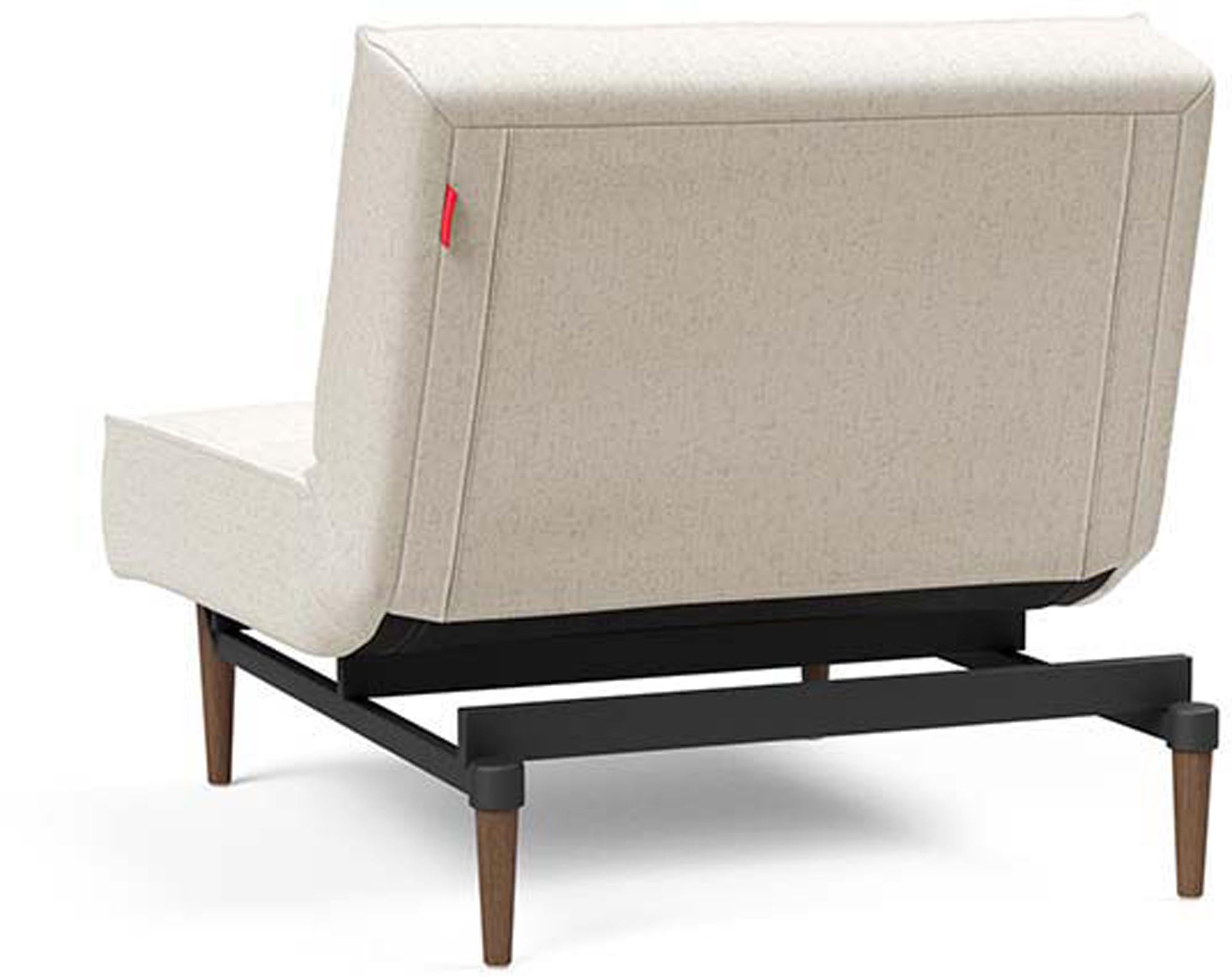 Moderner Splitback Styletto Sessel: Komfort trifft skandinavische Eleganz.