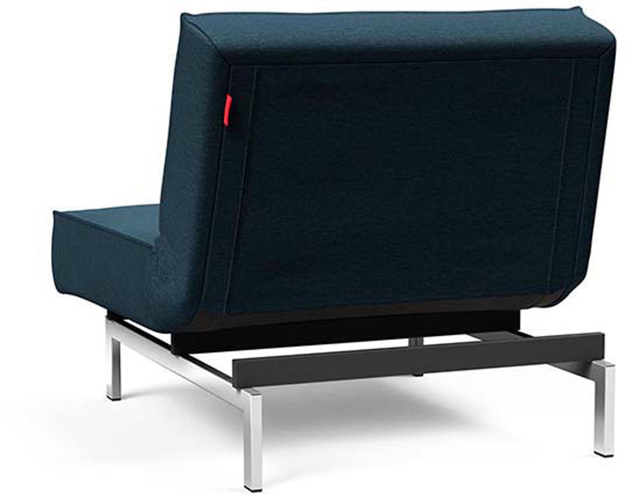 Erleben Sie den eleganten Splitback Chrome Sessel von Innovation Living – eine harmonische Verbindung aus modernem Stil und optimalem Sitzkomfort.