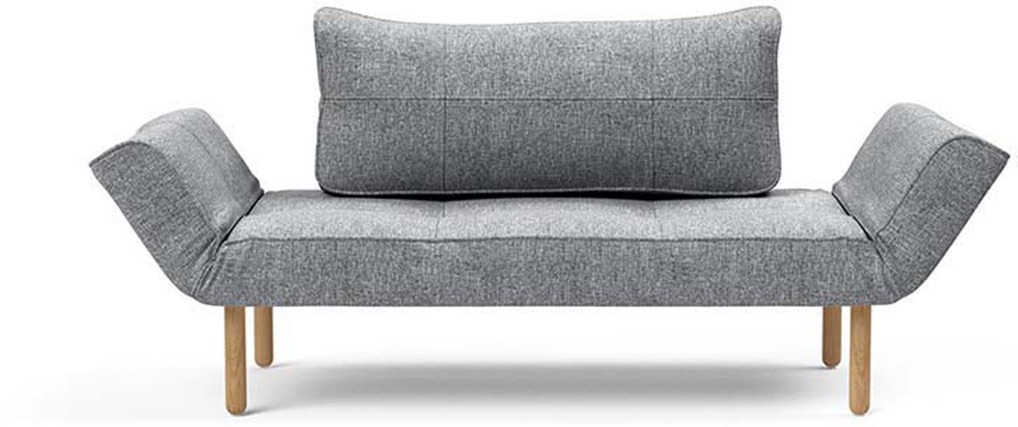 Das Zeal Klappsofa 70 Stem von Innovation Living bietet modernes Design, Funktionalität und Komfort mit anpassbarer Matratzenfunktion und Stil.