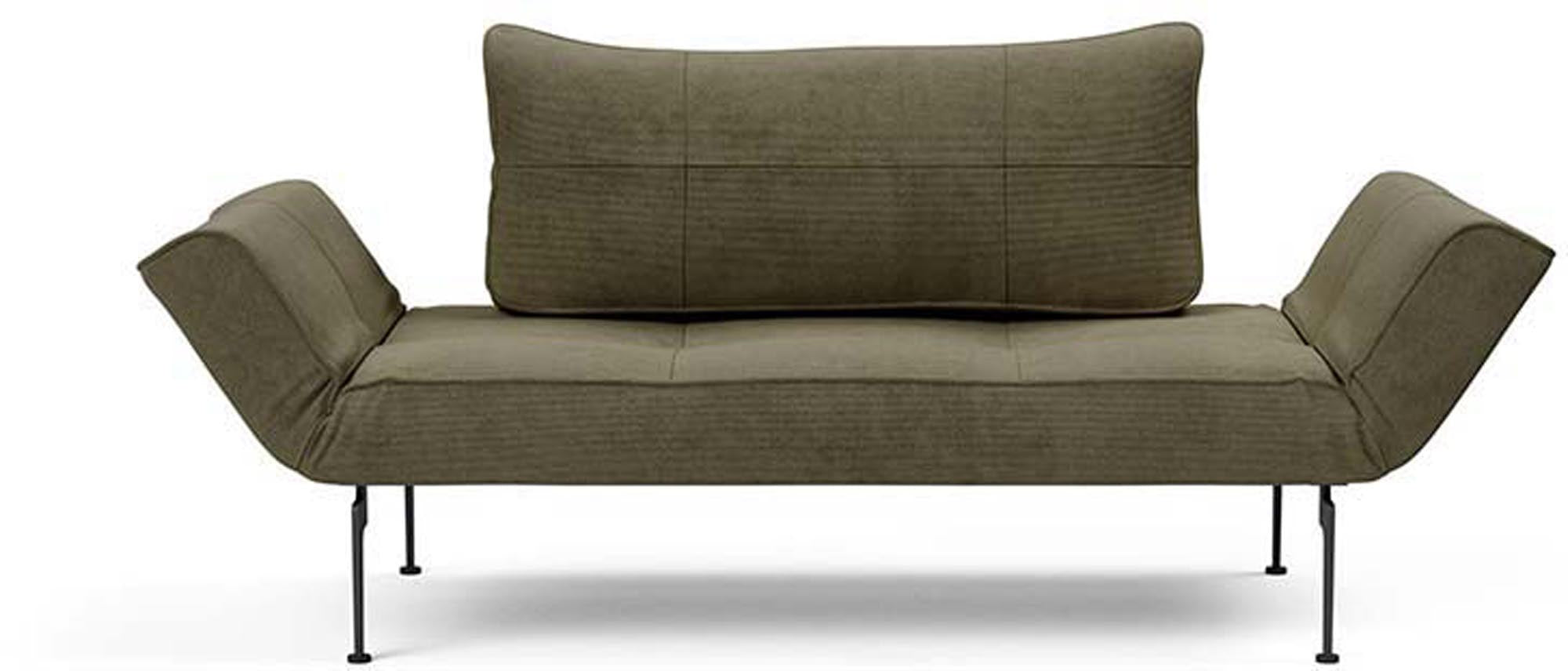 Das Zeal Klappsofa 70 Laser von Innovation Living: modernes Design, multifunktional, ideal für kleine Räume und als Gästebett.