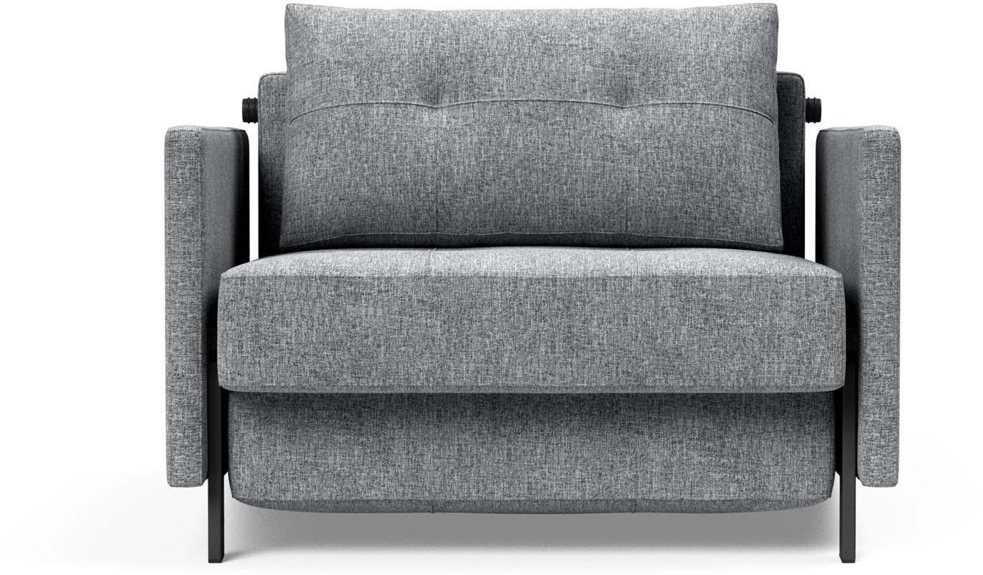 Stylischer Cubed Sessel 90 mit Armlehnen von Innovation Living: Bequem, vielseitig und ideal für jedes moderne Zuhause.
