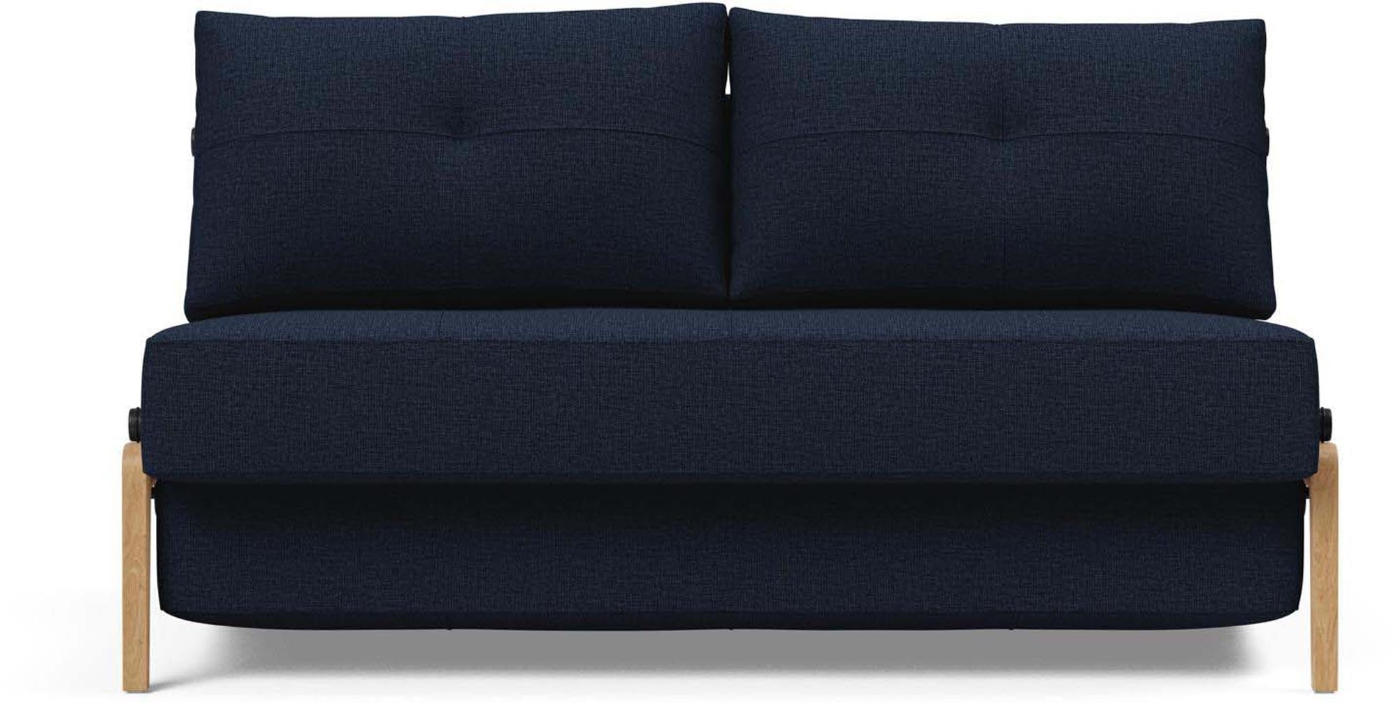 Cubed Klappsofa 140: Elegantes, platzsparendes Sofa, ideal für kleine Räume. Flexibel und bequem, perfekt für spontane Übernachtungen.