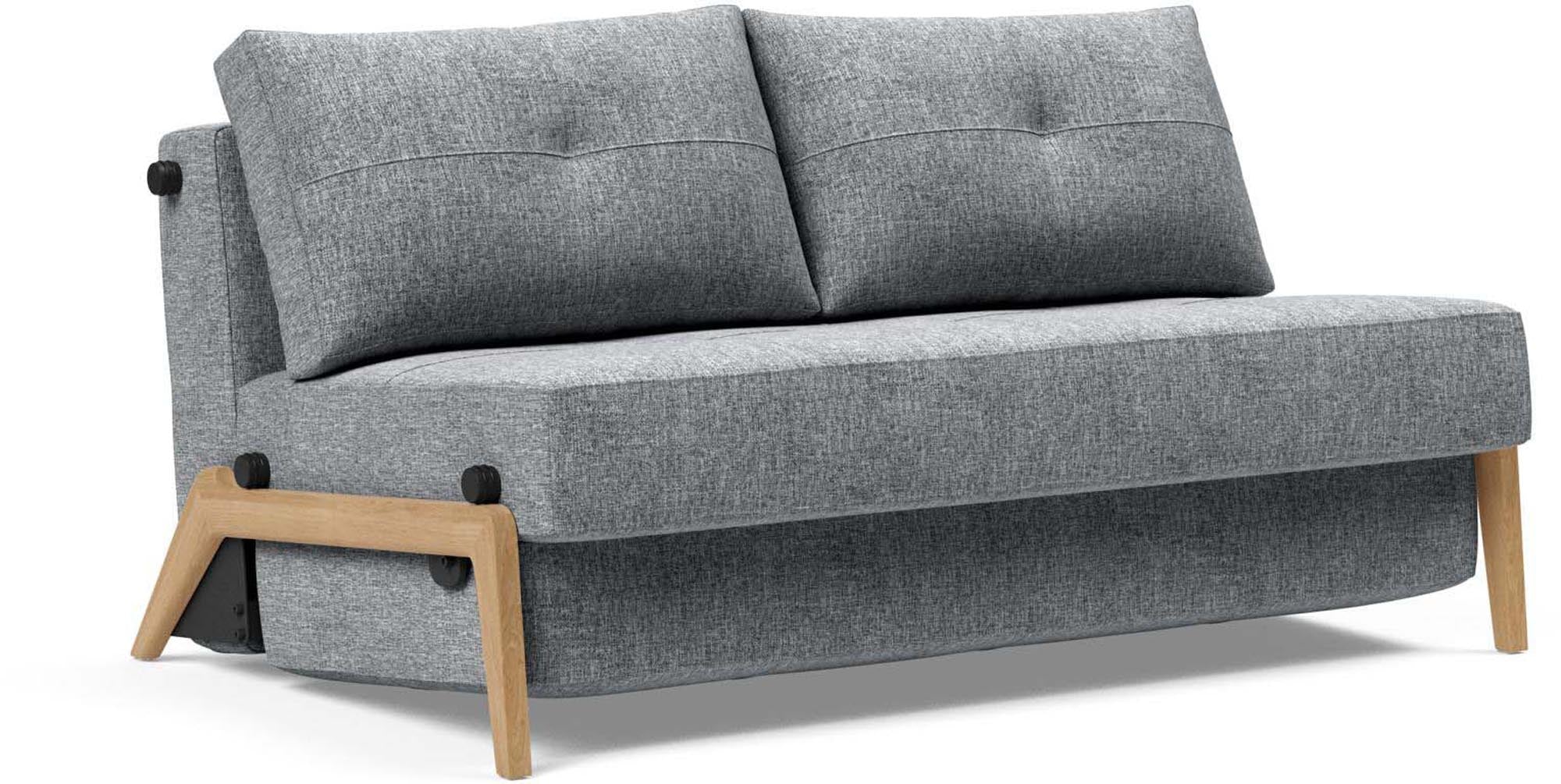Cubed Klappsofa 140: Vielseitige Sitzlösung für kleine Räume.