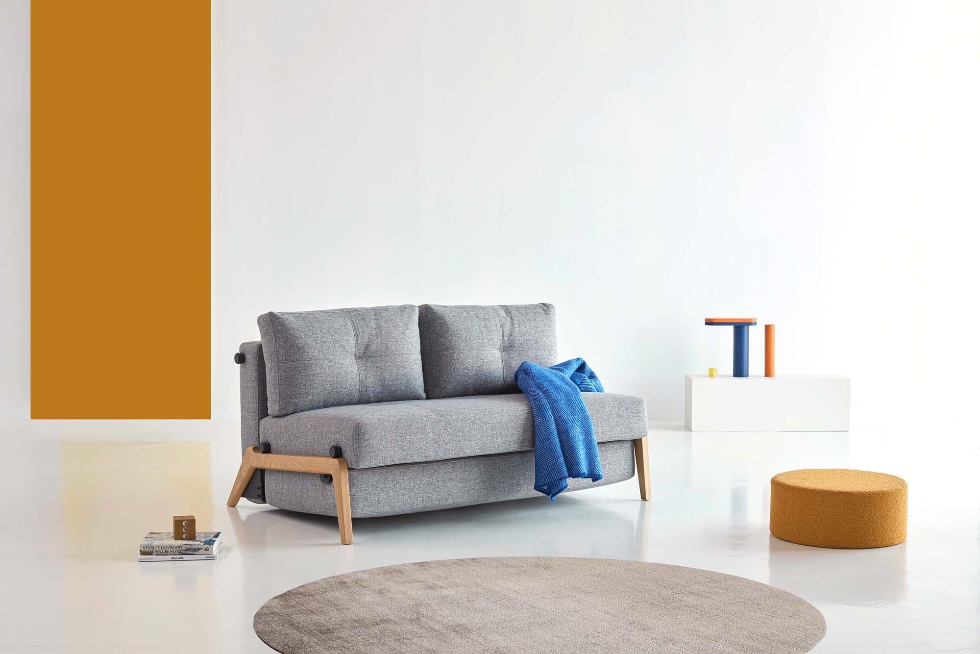 Cubed Klappsofa 140: Vielseitige Funktionalität für kleine Räume.
