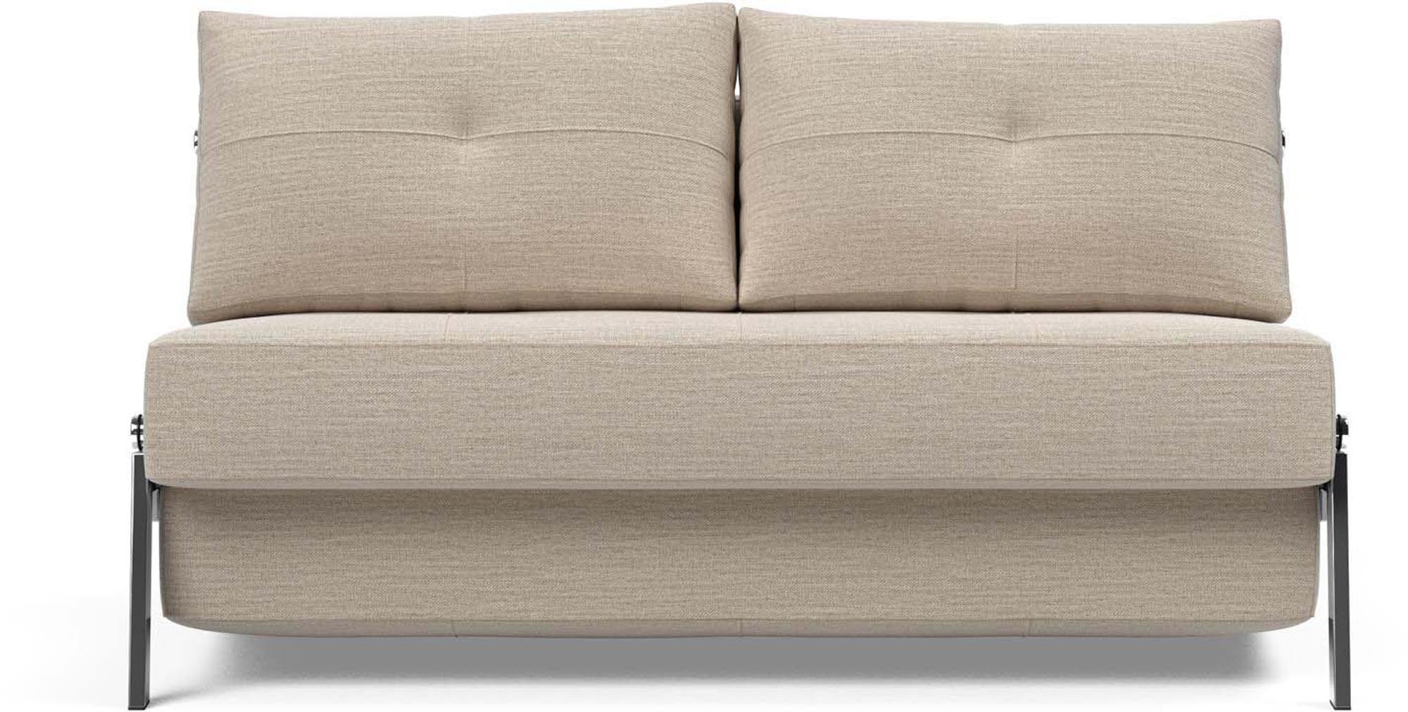 Cubed Klappsofa 140: Modernes, multifunktionales Sofa, ideal für kleine Räume. Bietet Komfort und Stil für entspannte Stunden und Übernachtungen.