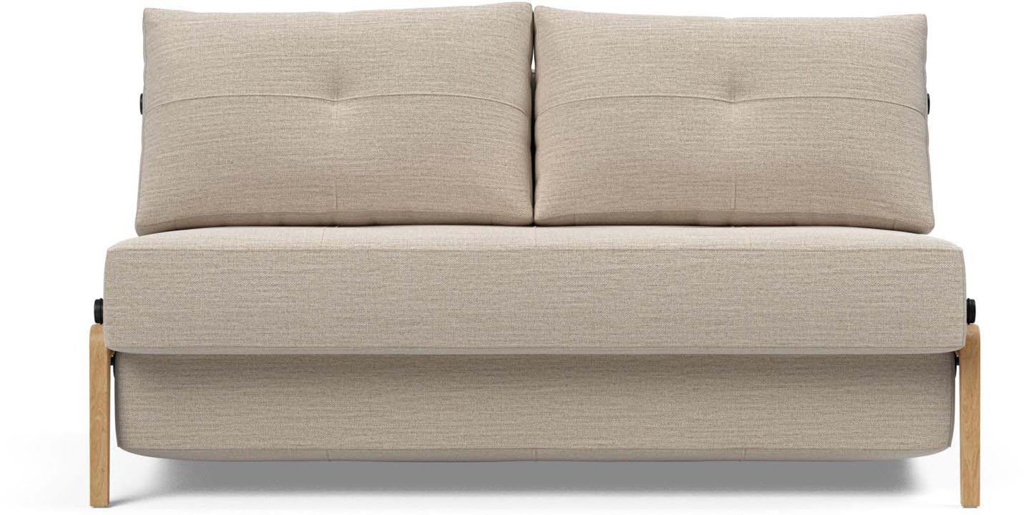Cubed Klappsofa 140: Modernes Sofa mit cleverem Design, ideal für kleine Räume. Vielseitig einsetzbar für entspannte Abende und Übernachtungen.