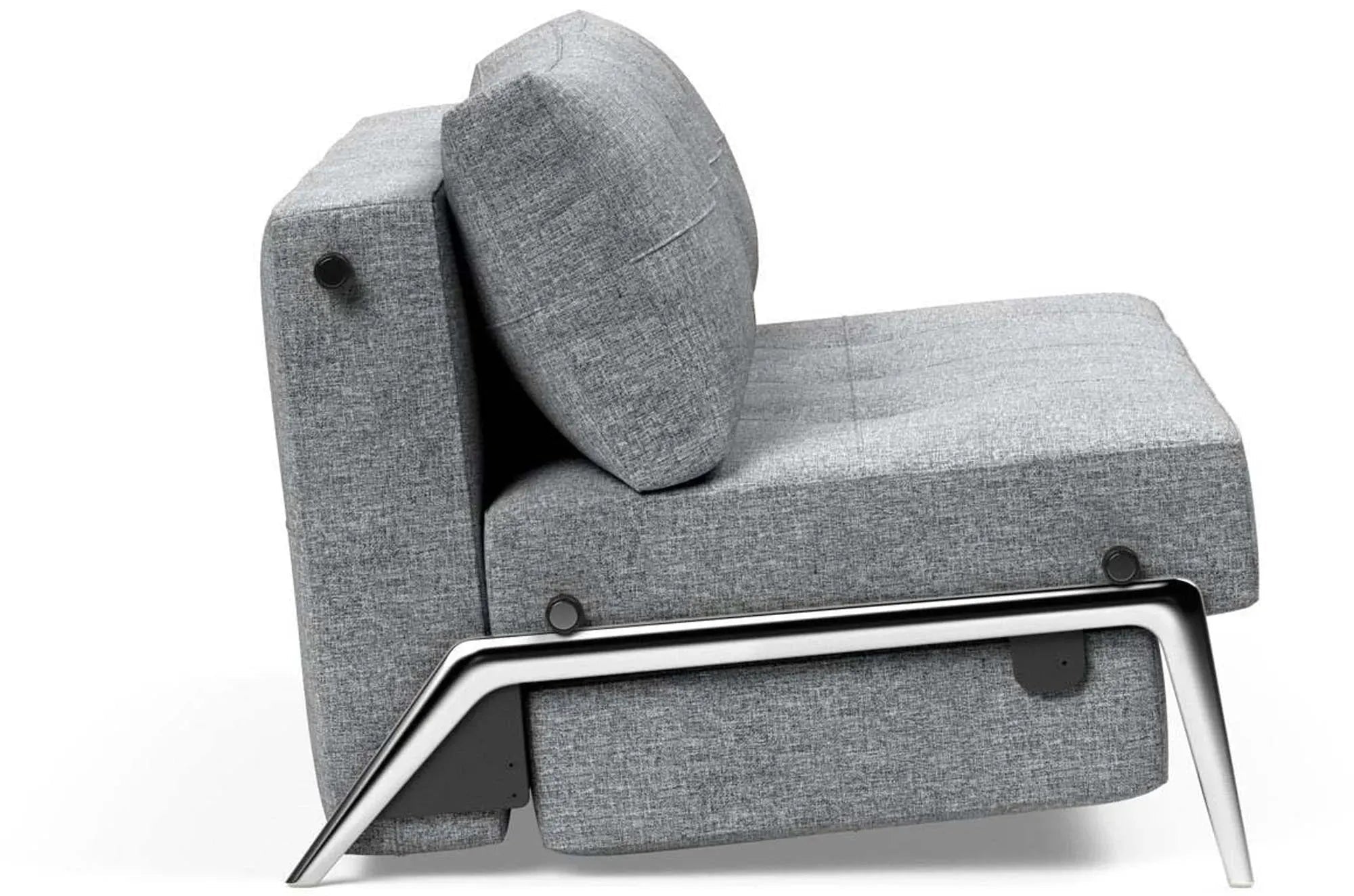 Cubed Klappsofa 140: Flexibles Sofa für kleine Räume, ideal für Gäste und stilvolle Einrichtung. Komfort trifft Funktionalität.