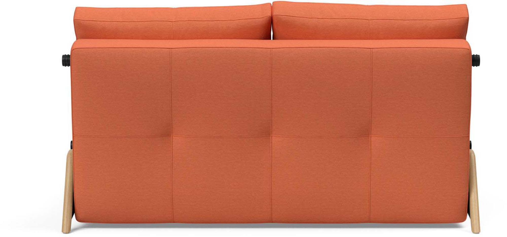 Cubed Klappsofa 140: Elegantes, platzsparendes Sofa, ideal für kleine Räume. Flexibel und bequem, perfekt für spontane Übernachtungen.