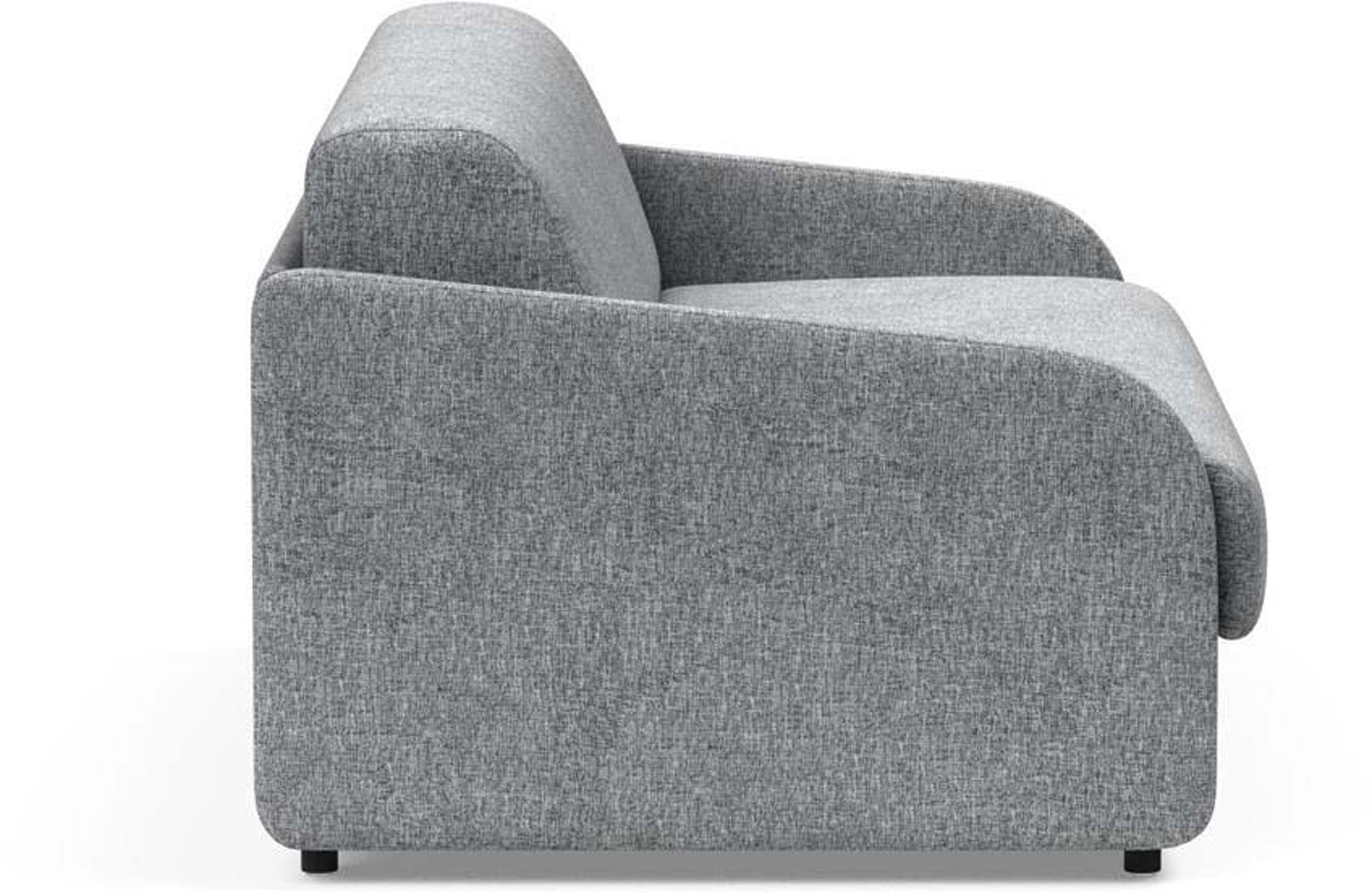 Eivor Klappsofa 140 von Innovation Living: Elegantes Sofa mit 140 cm Schlafbereich, ideal für Gäste, mit hochwertiger Federkernmatratze für besten Schlafkomfort.