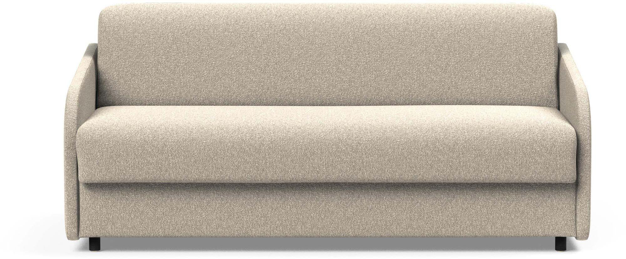 Eivor Klappsofa 140 von Innovation Living: Stilvolles Sofa mit 140 cm Liegefläche, perfekt für Übernachtungsgäste, ausgestattet mit komfortabler Federkernmatratze.