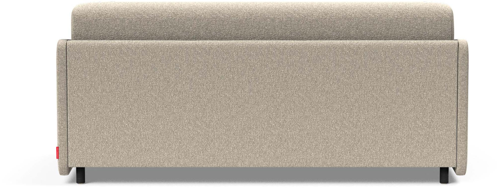 Eivor Klappsofa 140: Elegantes Schlafsofa mit innovativer Dual-Matratze, ideal für kleine Räume und gemütliche Übernachtungen.
