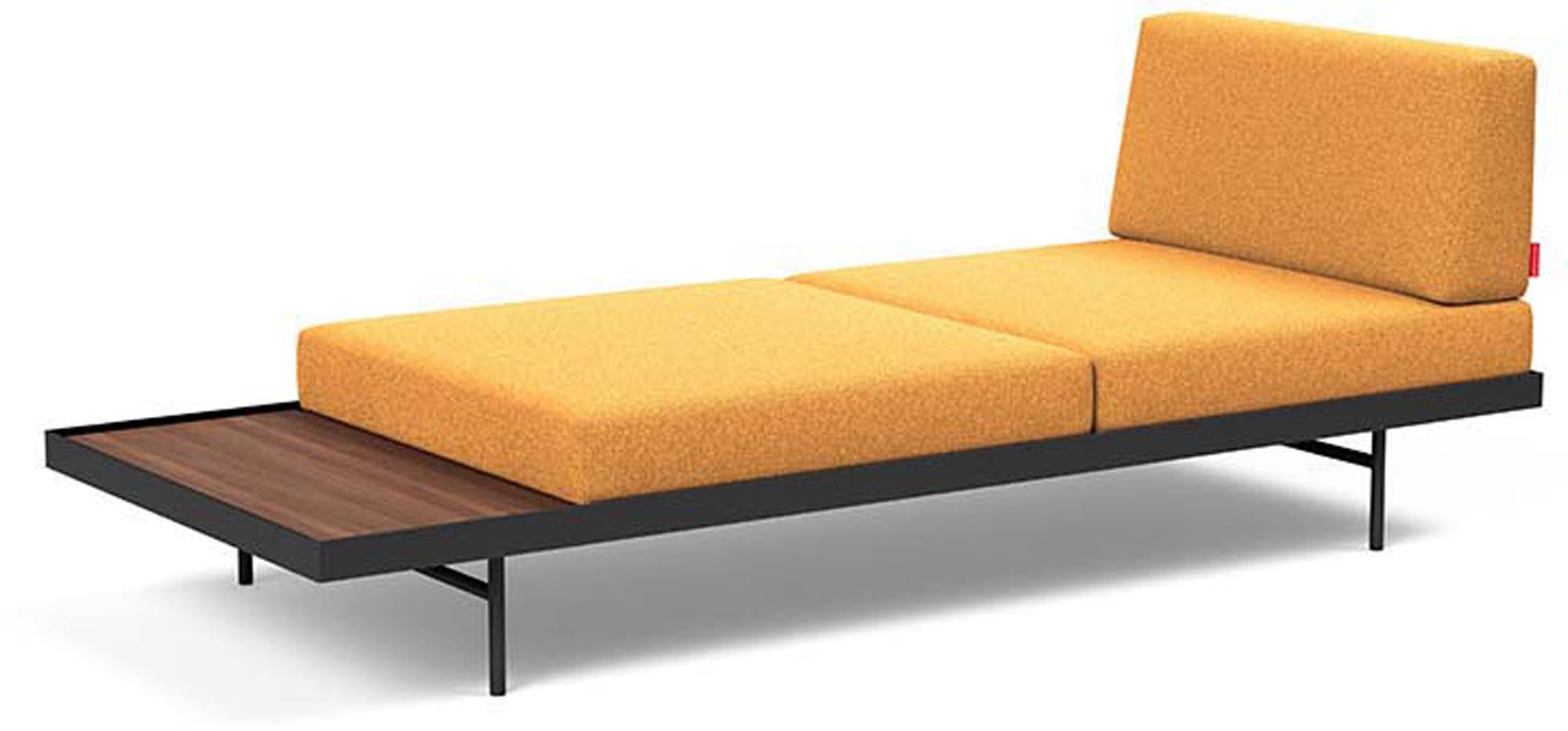 Puri Klappsofa: Eleganz und Komfort mit praktischem Tisch.