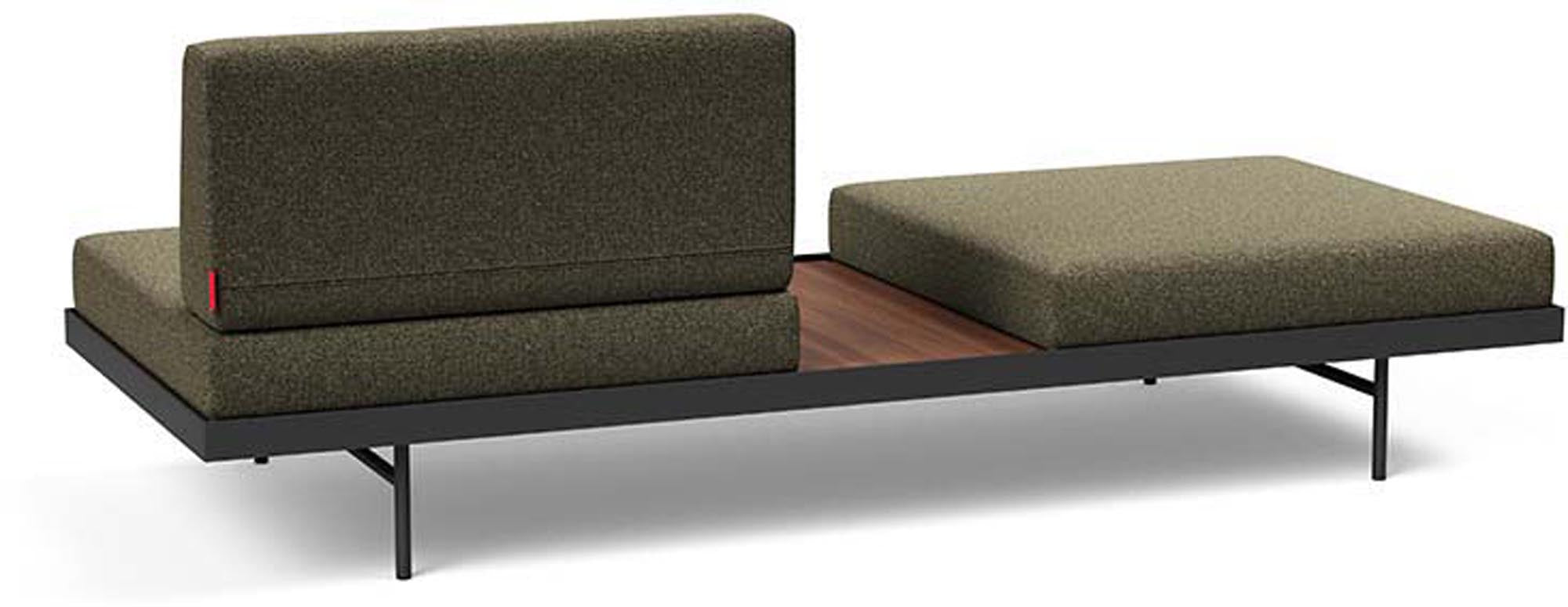 Puri Klappsofa: Stilvolles Design mit integriertem Tisch von Innovation.