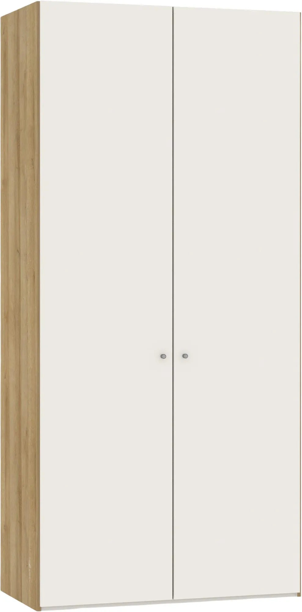 Jutzler 2-türiger Drehtürenschrank Cremeweiß inkl. Zubehör.