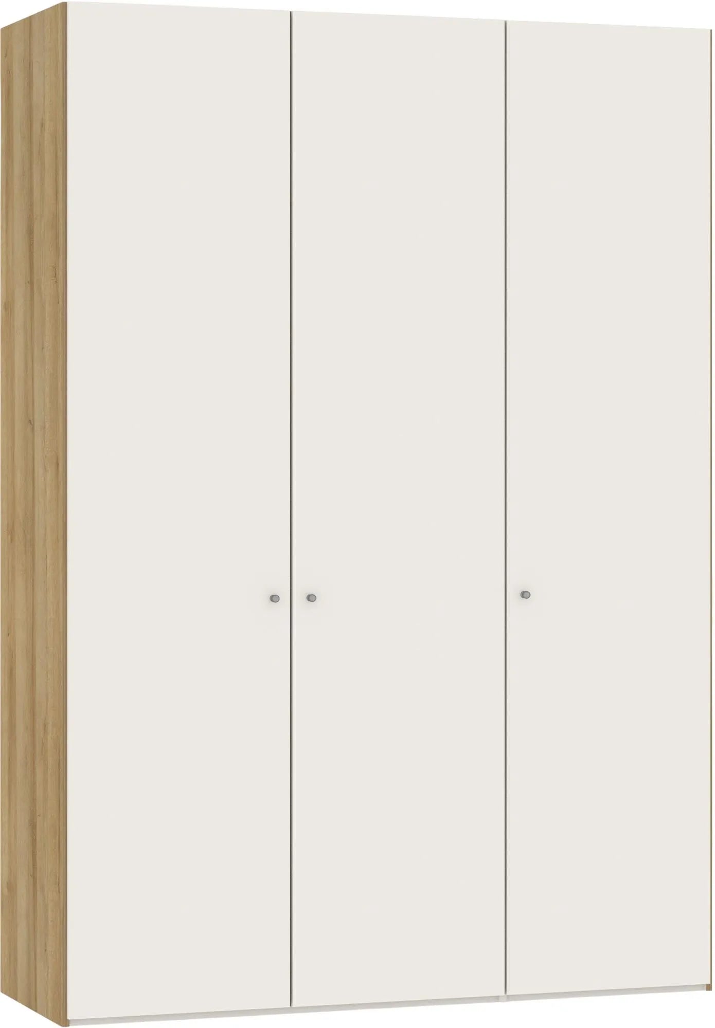 Eleganter 3-türiger Drehtürenschrank in Cremeweiß von Jutzler.