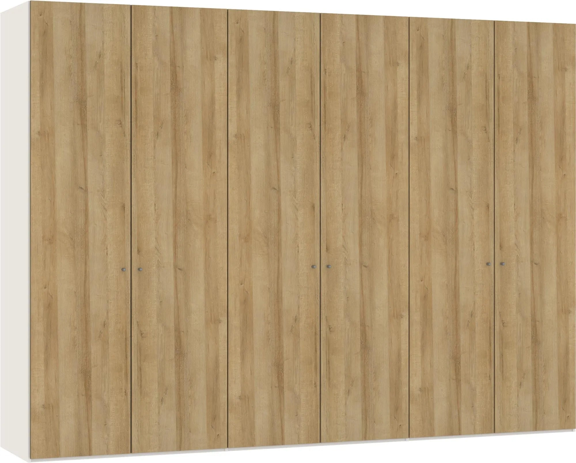 Jutzler 6-türiger Eiche-Schrank mit umfangreichem Zubehör.