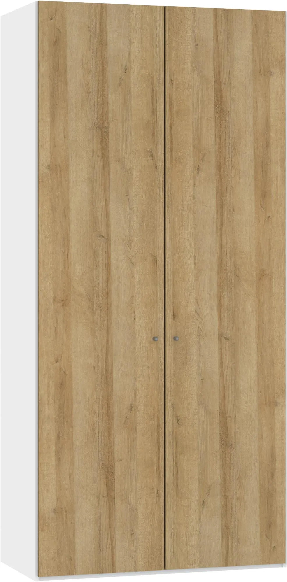 Jutzler Eiche-Drehtürenschrank 2-türig mit vielseitigem Zubehör.