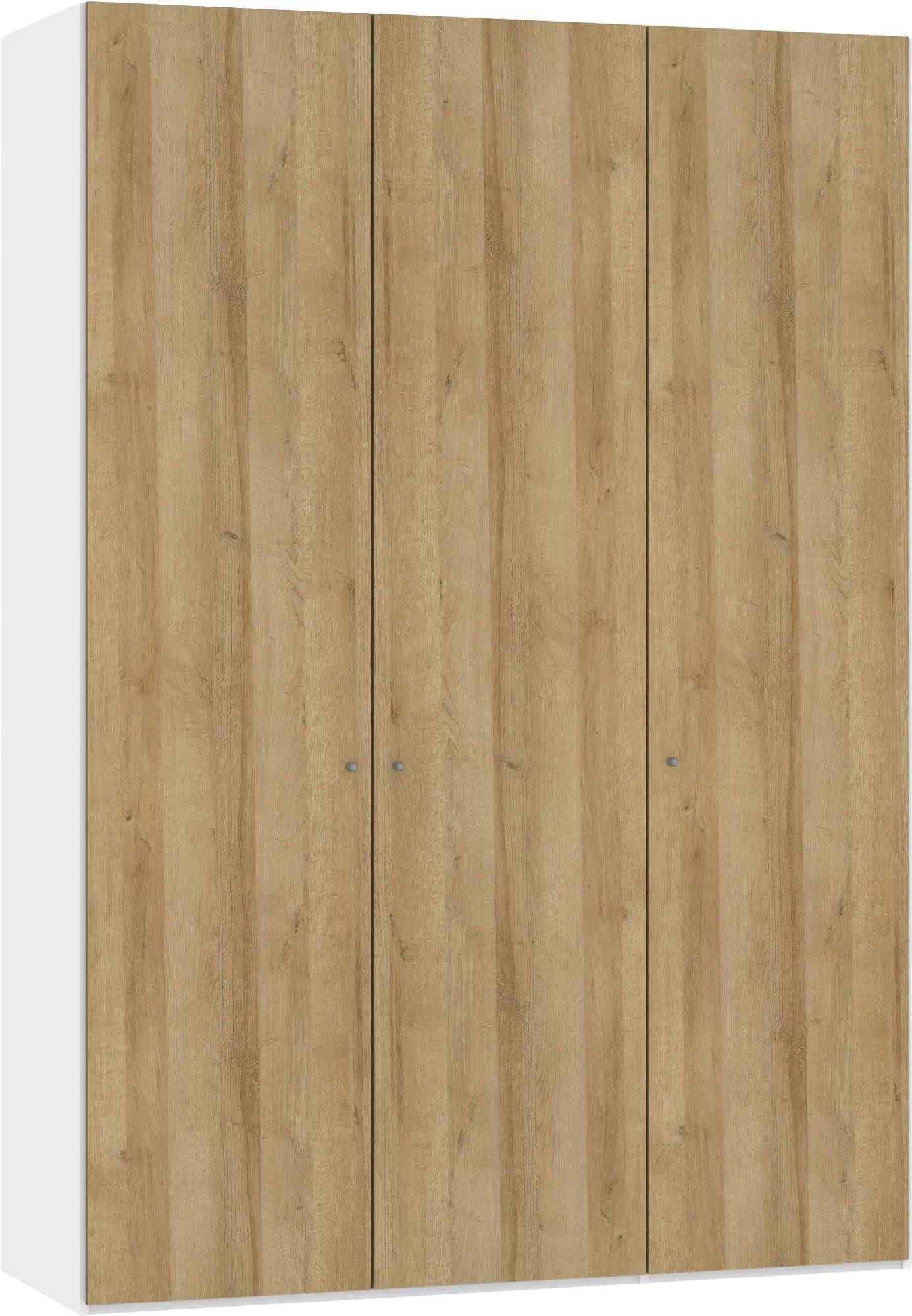 Eleganter Jutzler Drehtürenschrank in Eiche mit drei Türen.