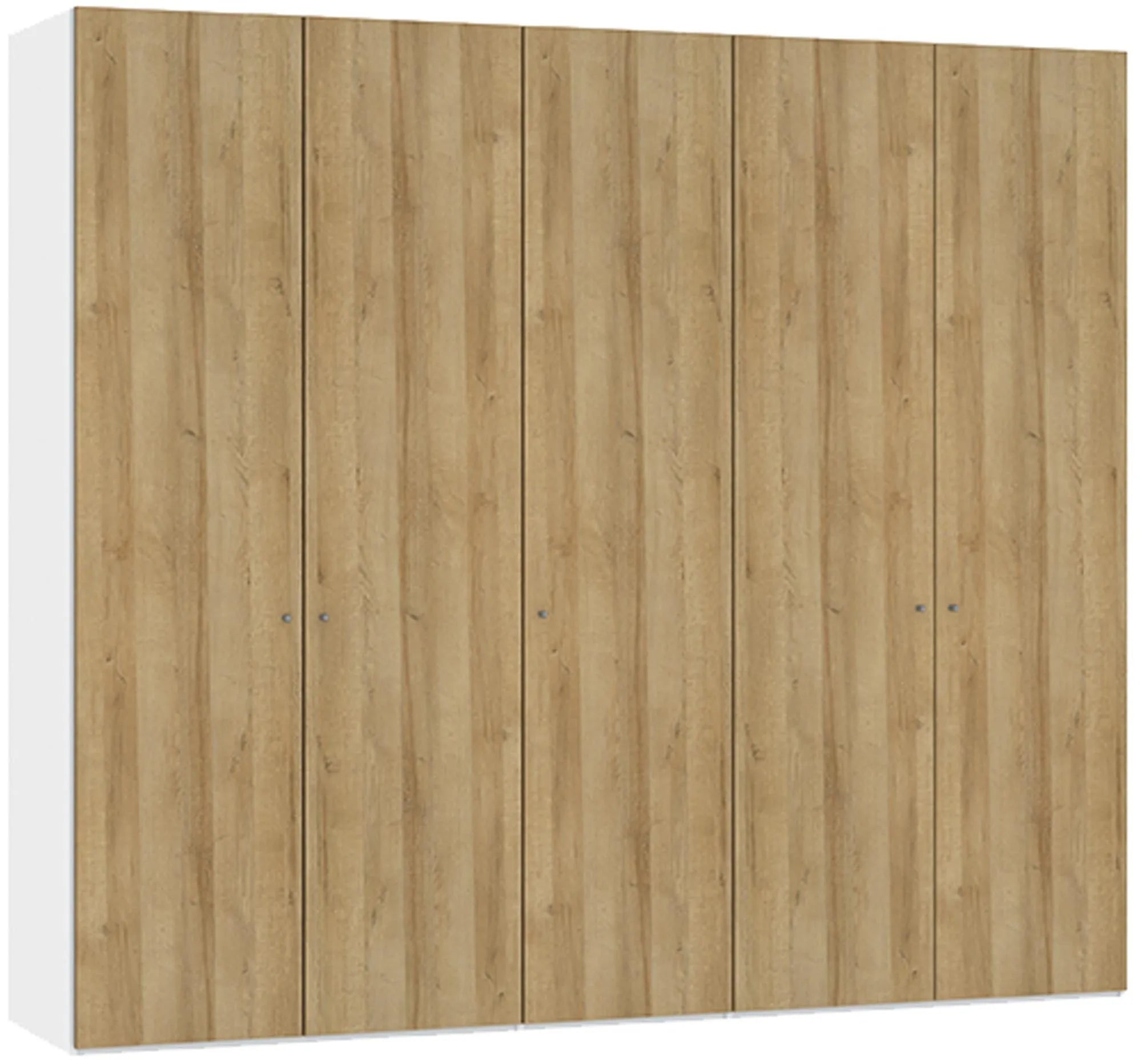 Eleganter 5-türiger Eiche-Schrank von Jutzler mit praktischem Zubehör.