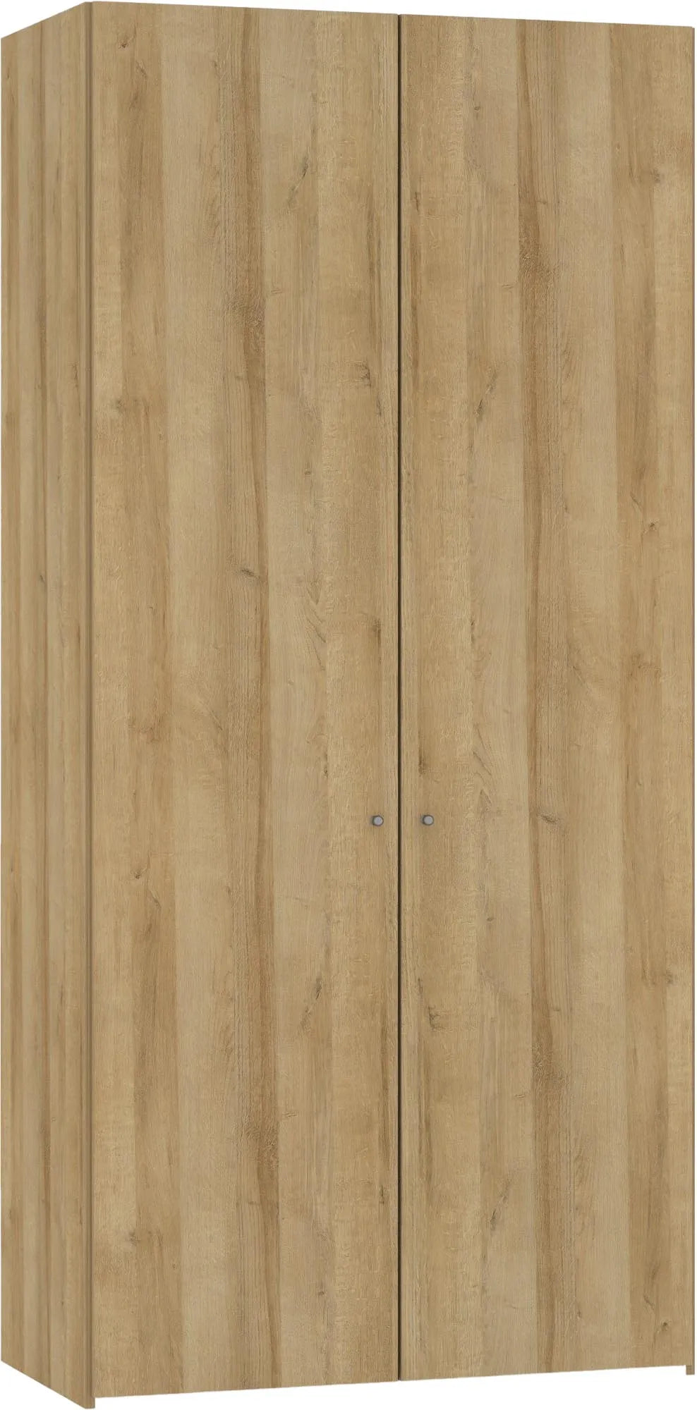 Eleganter 2-türiger Eiche-Schrank von Jutzler mit flexiblem Zubehör.