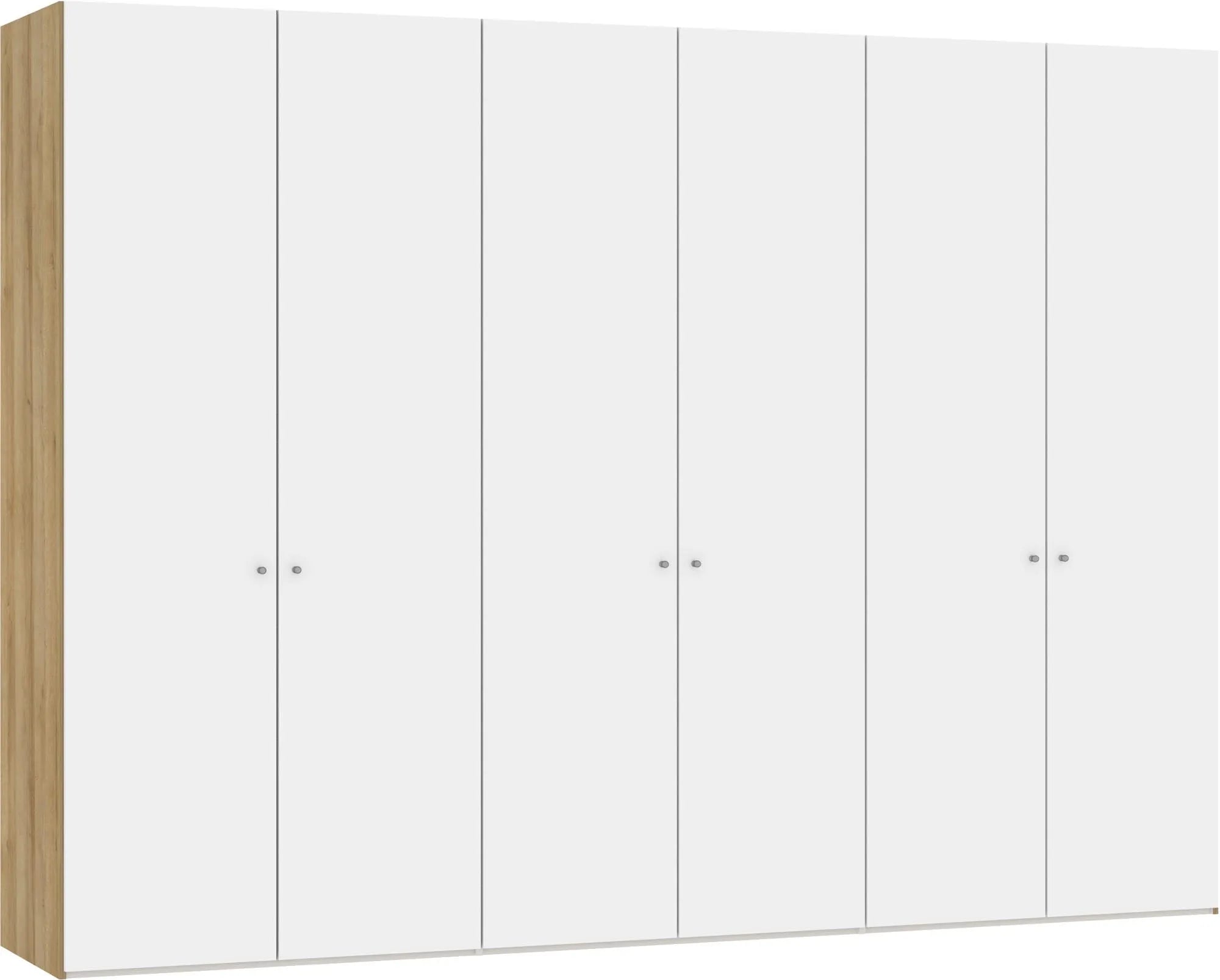 Eleganter 6-türiger Jutzler Schrank in Premiumweiß für Ihr Zuhause.